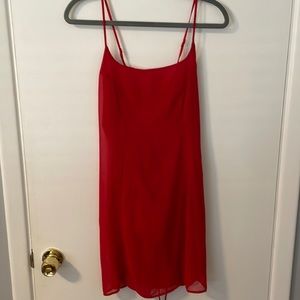 Red urban outfitters dress